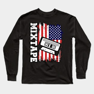 Mixtape T shirt For Women Long Sleeve T-Shirt